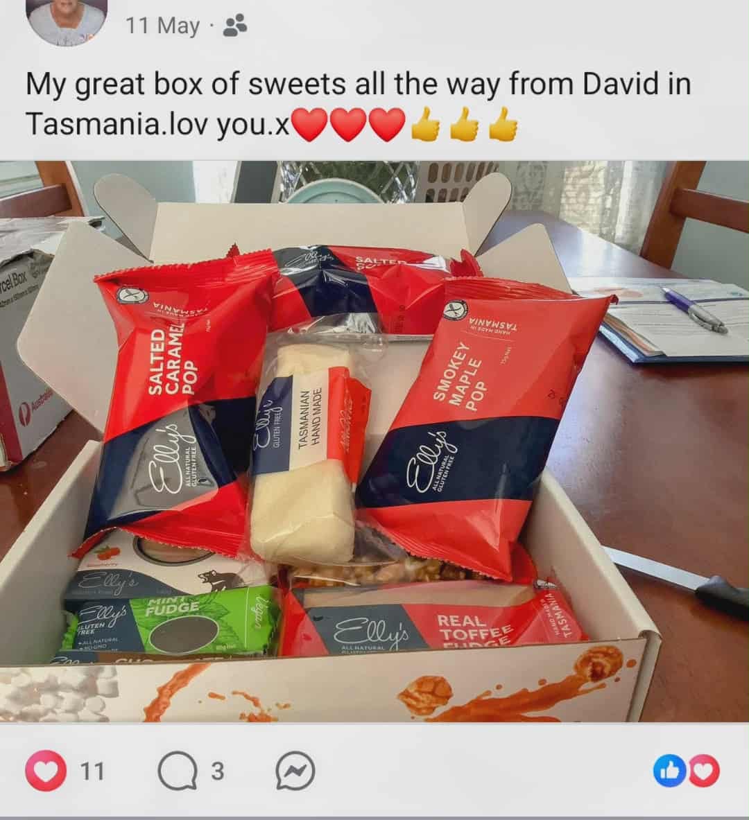 Customer photo review of Elly's Care Box
