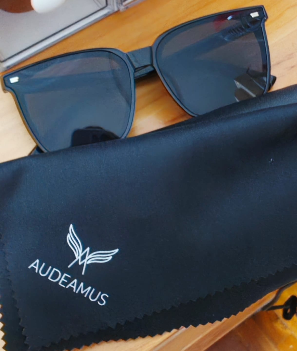 Customer photo review of Cleo Square Framed Sunglasses