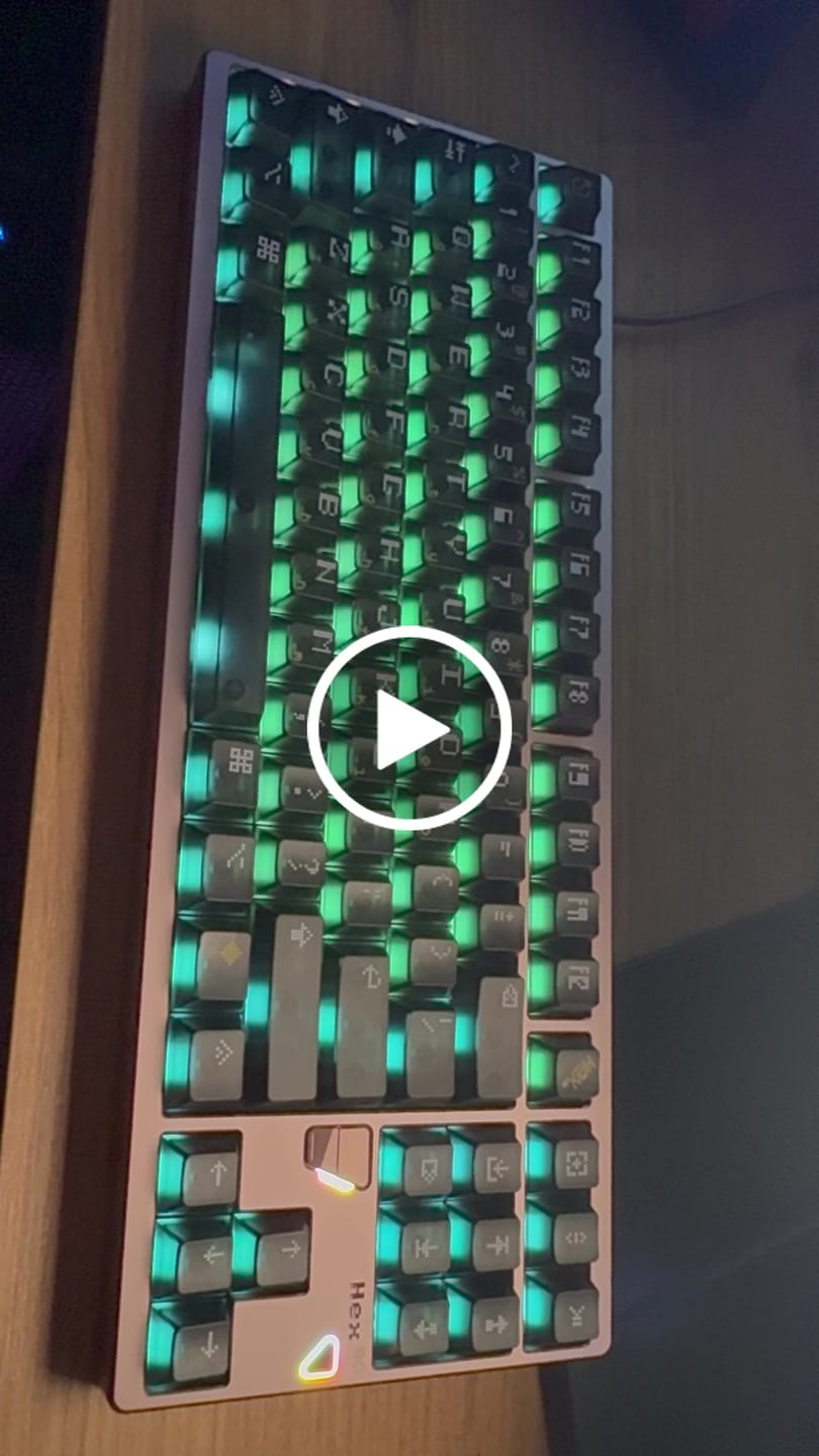 Customer video review of ATK x QK Hex80 Alüminyum Klavye (Manyetik Switch / HE)