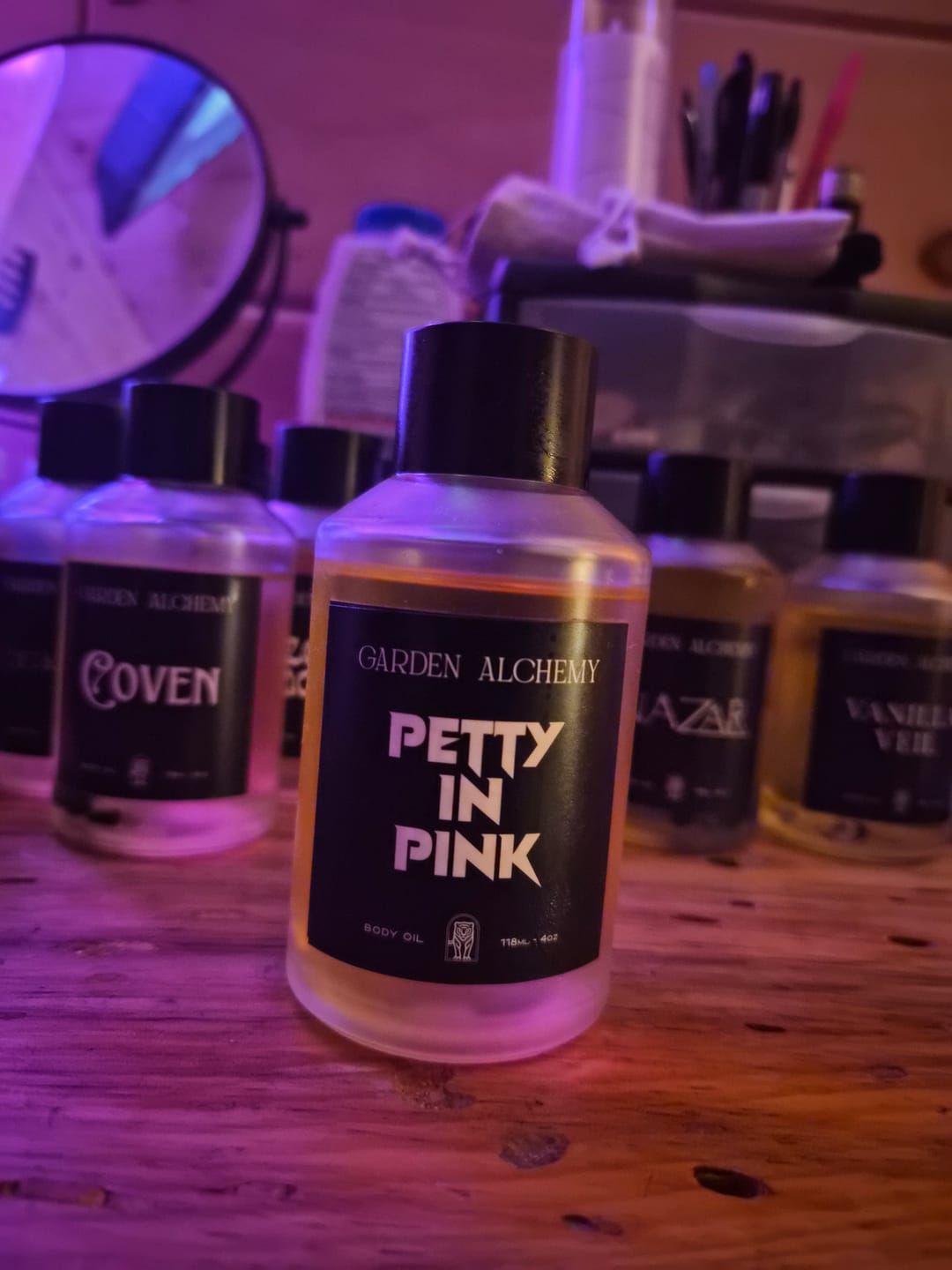 Customer photo review of PETTY IN PINK BODY OIL
