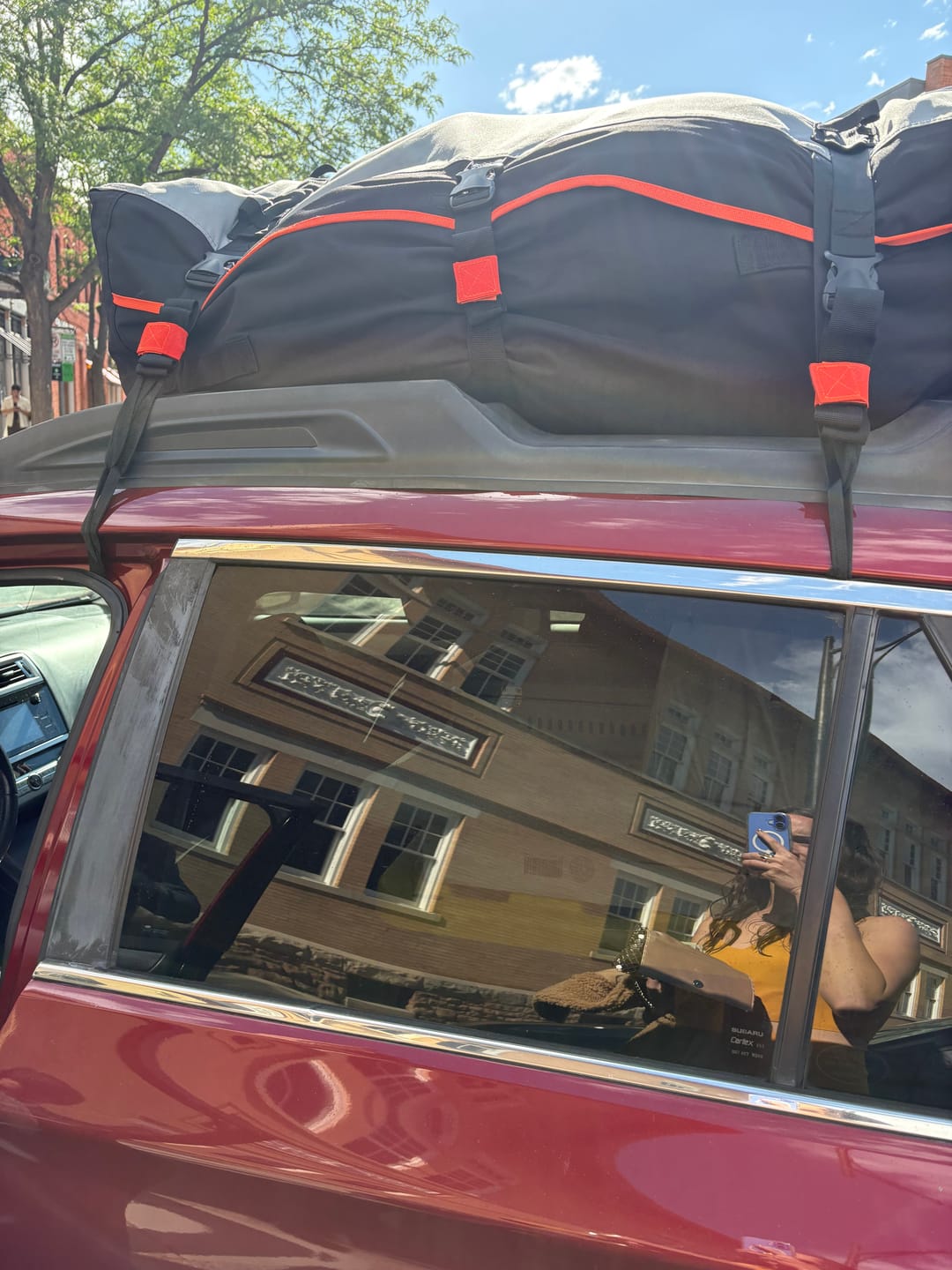 Customer photo review of Car Top Carrier Bag