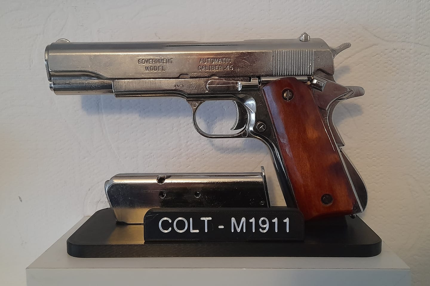 Customer photo review of M1911A1 Colt "Government" Us Service Pistol (Nickel Finish)