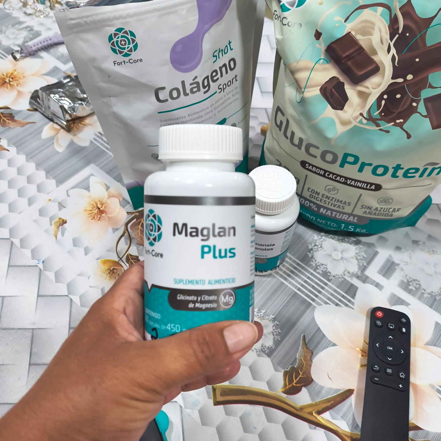 Customer photo review of Maglan Plus Fort Core | Citrato y Glicinato de Magnesio | 60 cápsulas