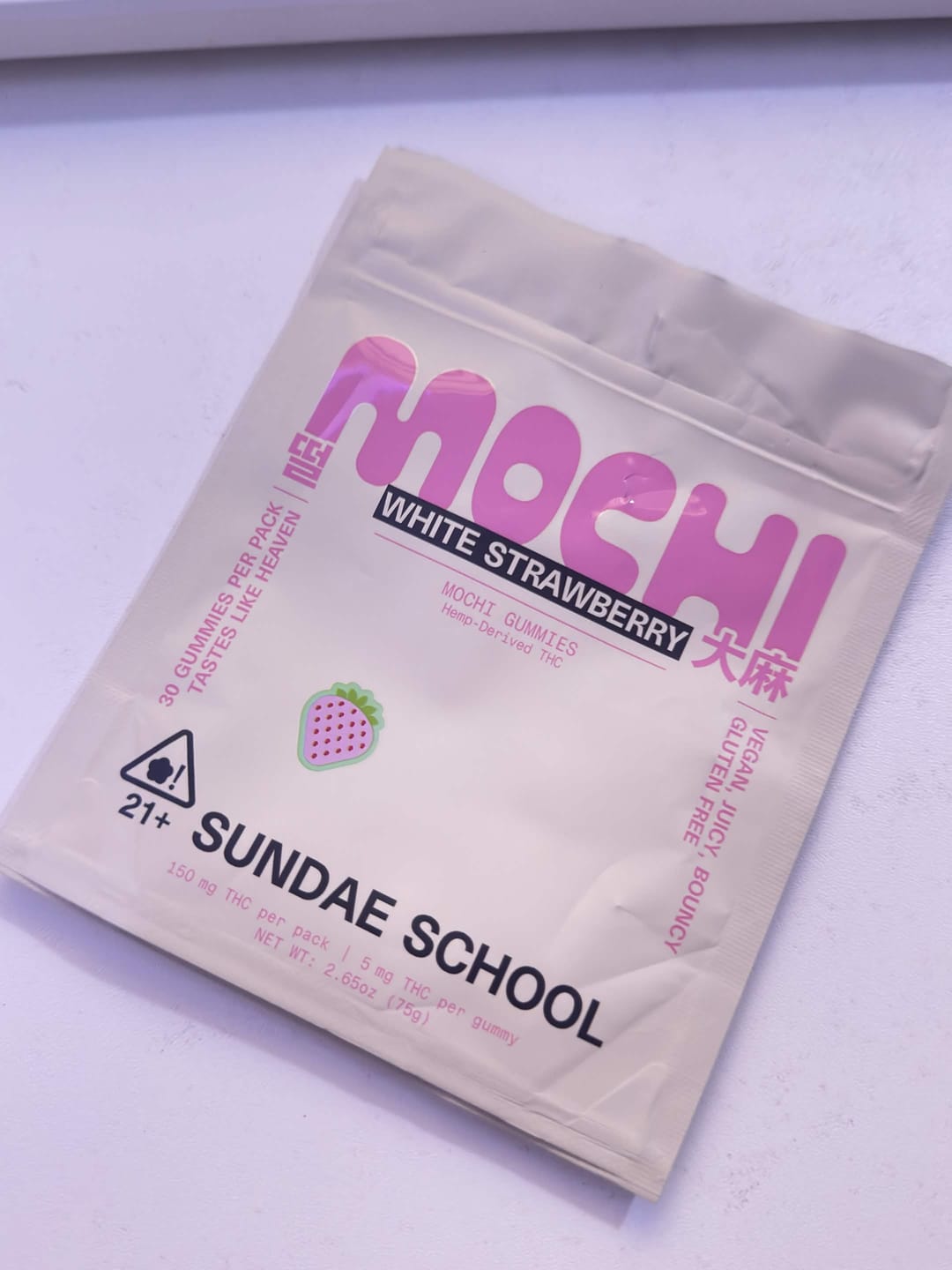 Customer photo review of White Strawberry (5mg) Mini