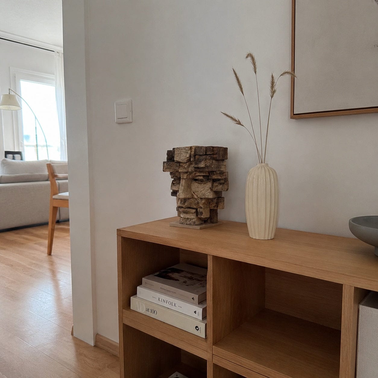 Customer photo review of Ancestral Block: The Weathered Visage｜ Wood Sculpture