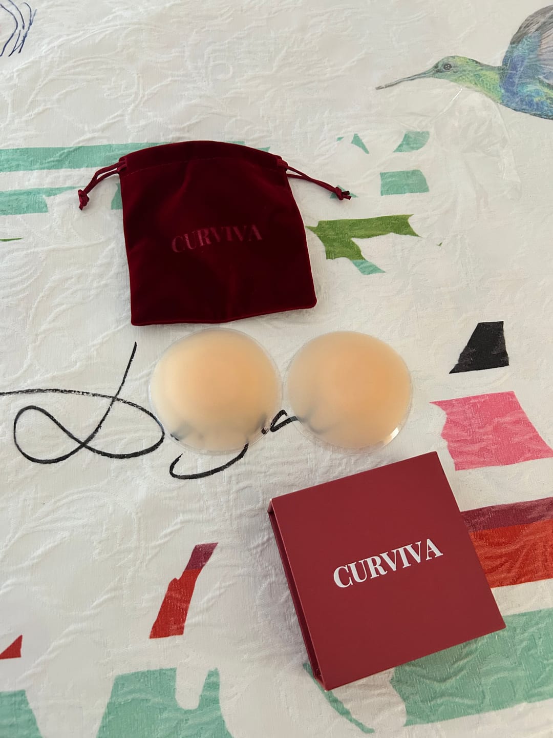 Customer photo review of Pezoneras Círculos con Adhesivo