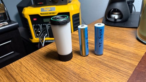 Customer photo review of Samsung 50E 21700 5000mAh Battery - Protected Button Top