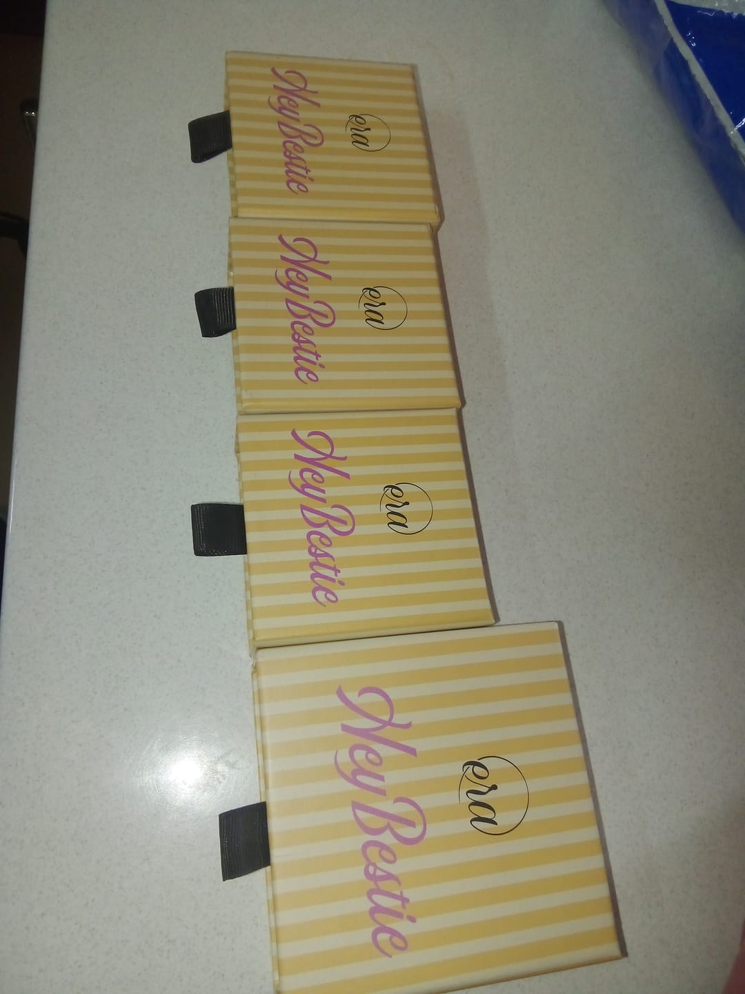 Customer photo review of Gold Precious Logo Earrings