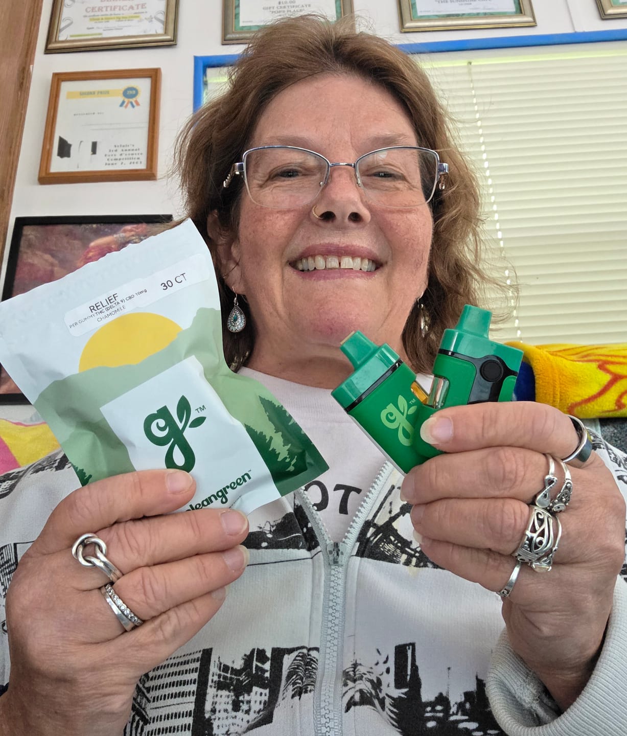Customer photo review of Relief Gummies