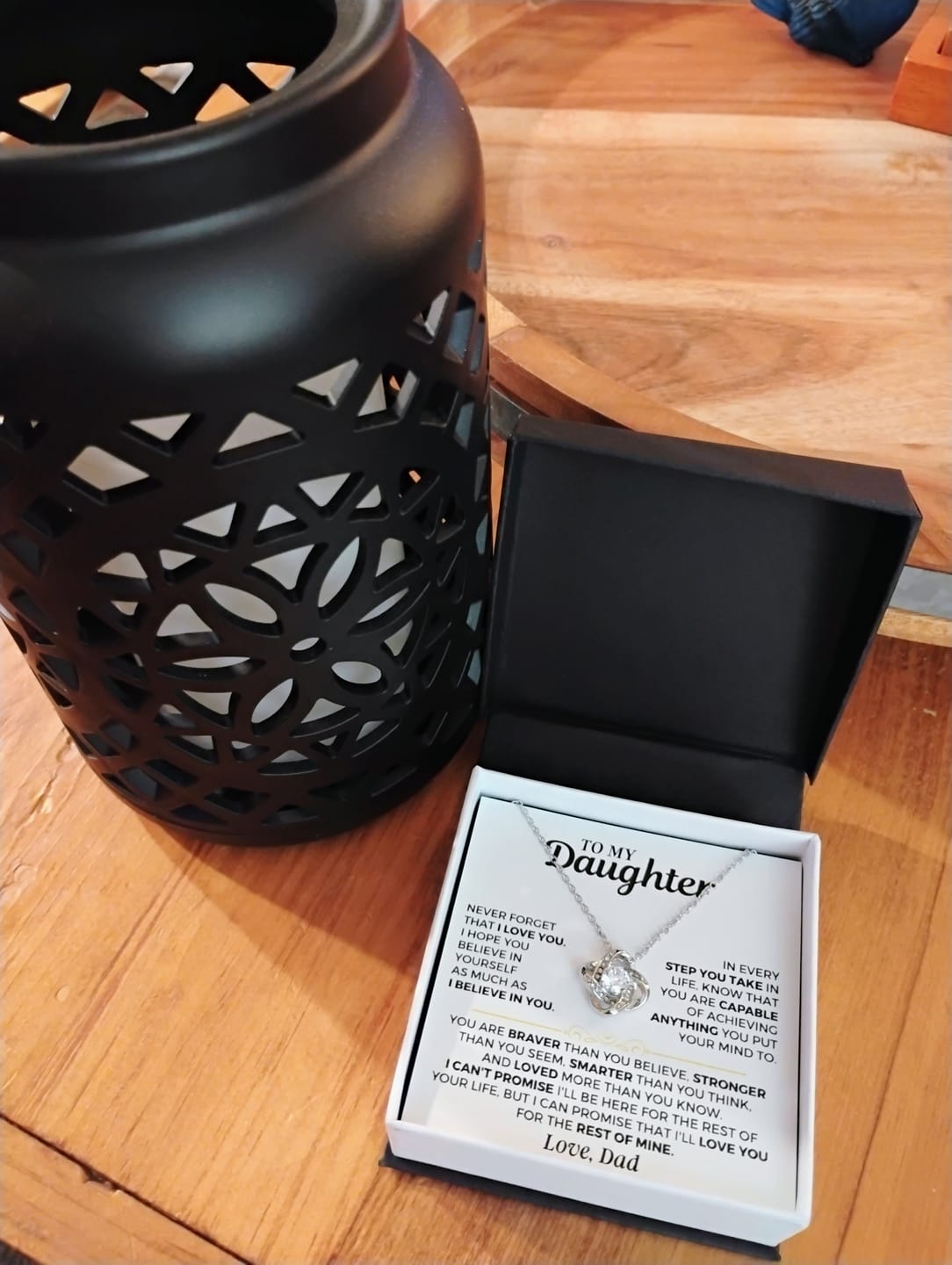 Customer photo review of To My Daughter - Love Dad - Beautiful Gift Set - SS556