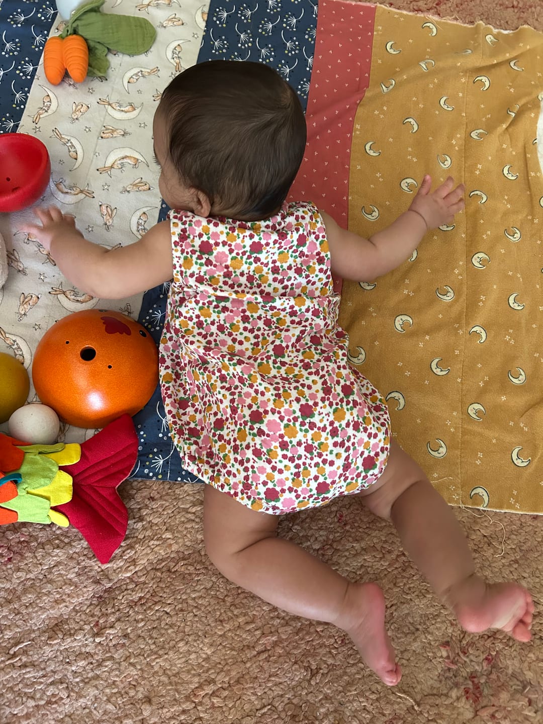 Customer photo review of Ladybird Days Organic Sleeveless Baby Bubble Body