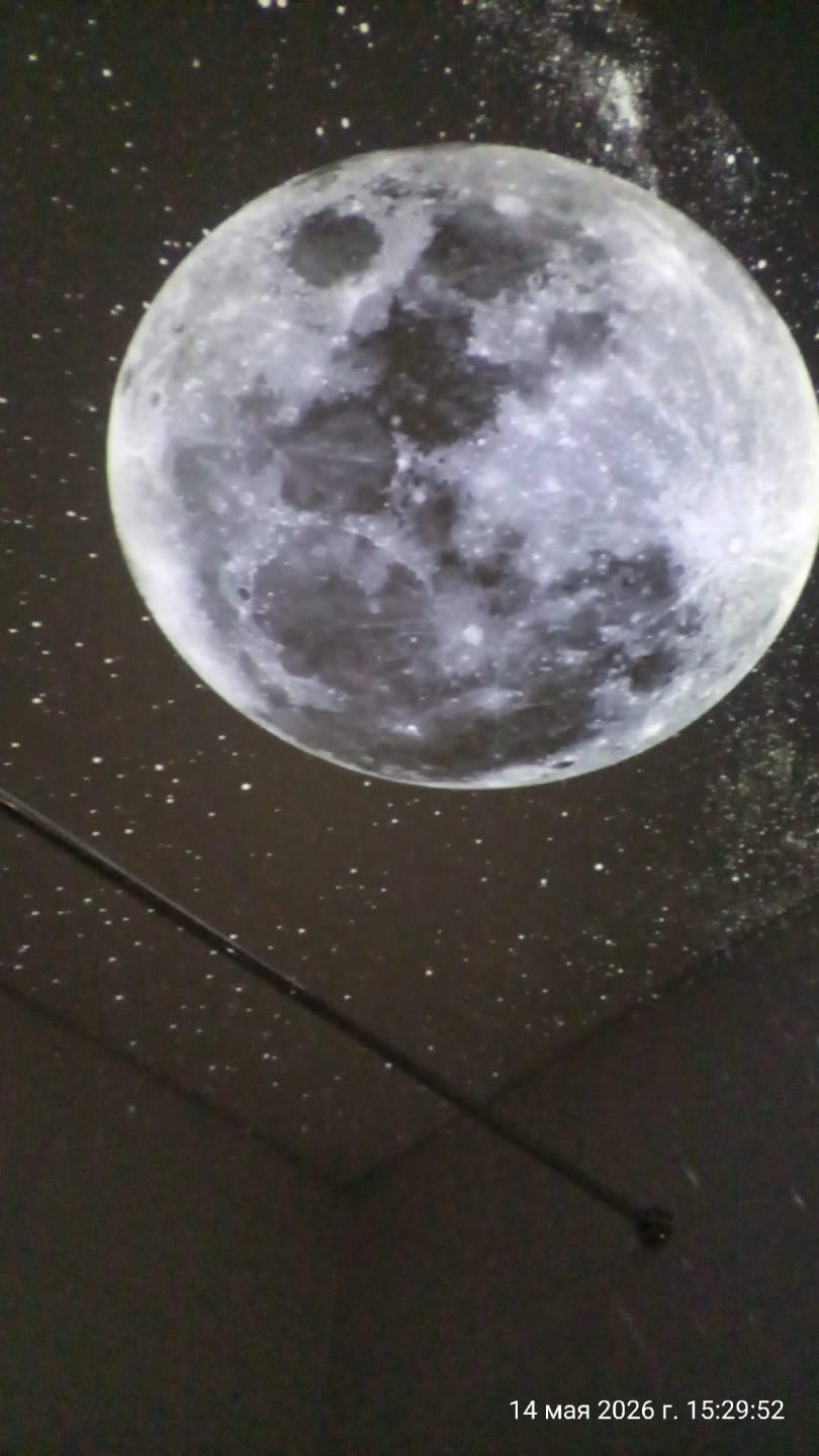 Customer photo review of Mini Proyector de Galaxia