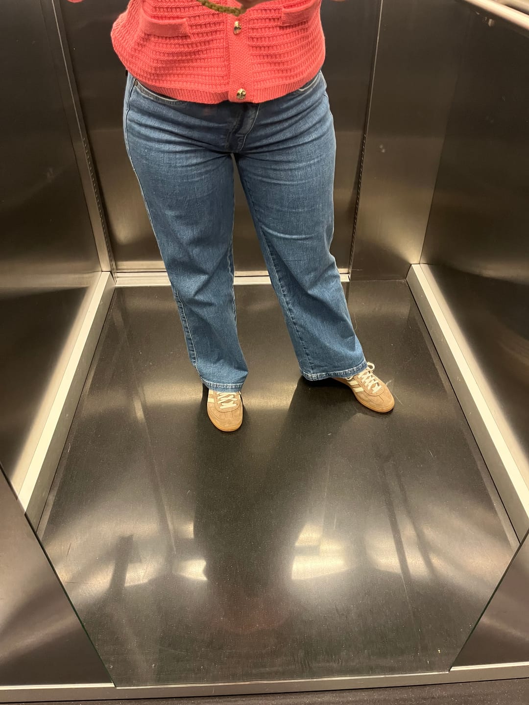 Customer photo review of Jeans Asymetrischer Bund