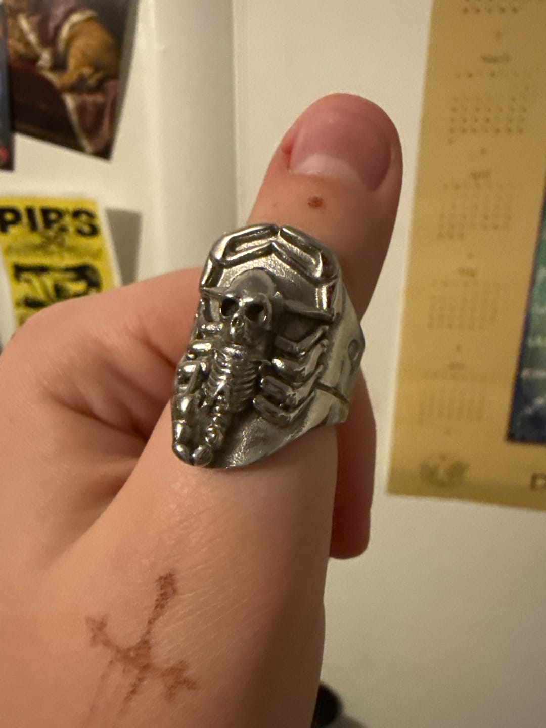Customer photo review of RISING SCORPIO RING