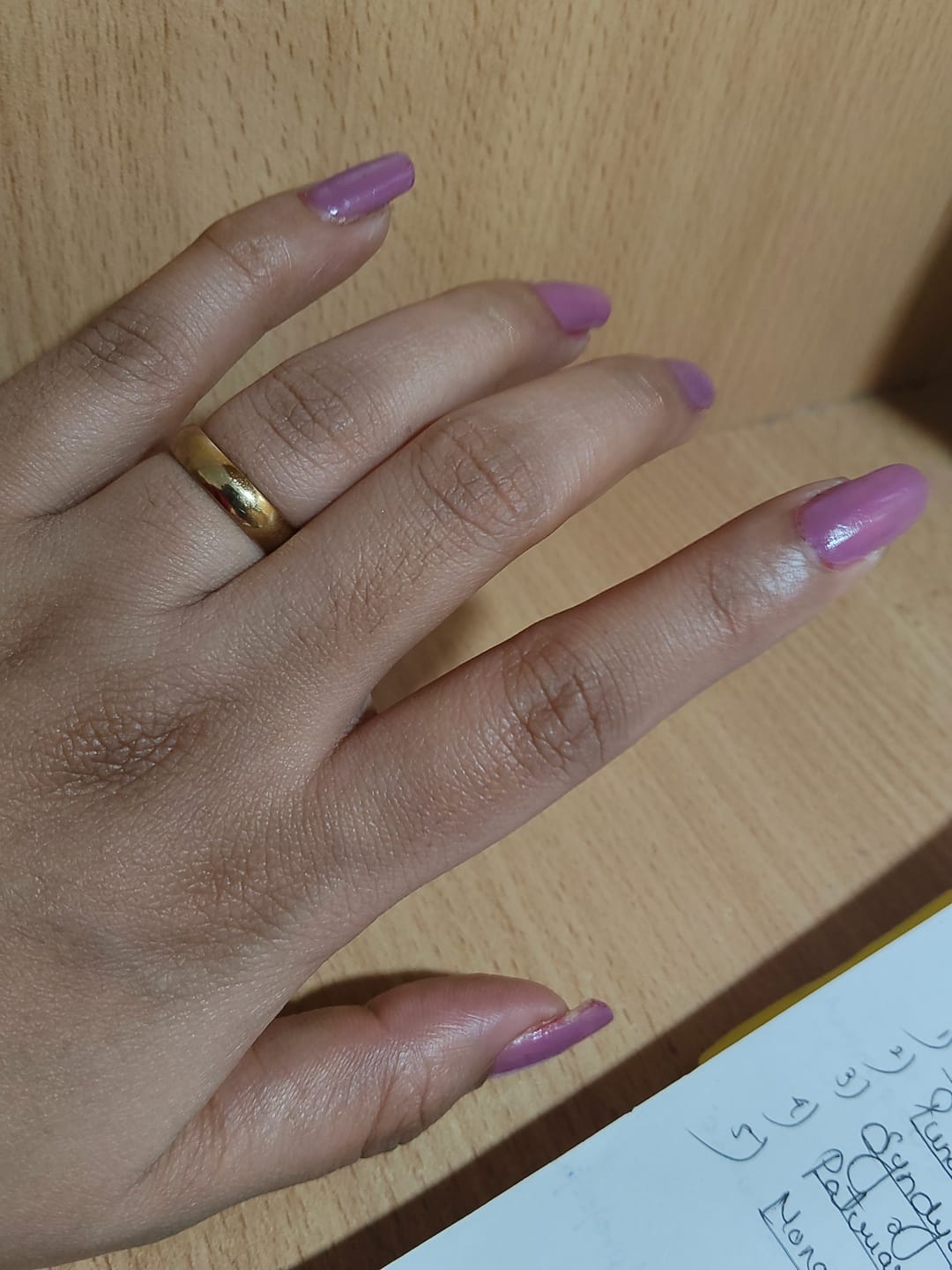 Customer photo review of Lustre Band Classic Ring