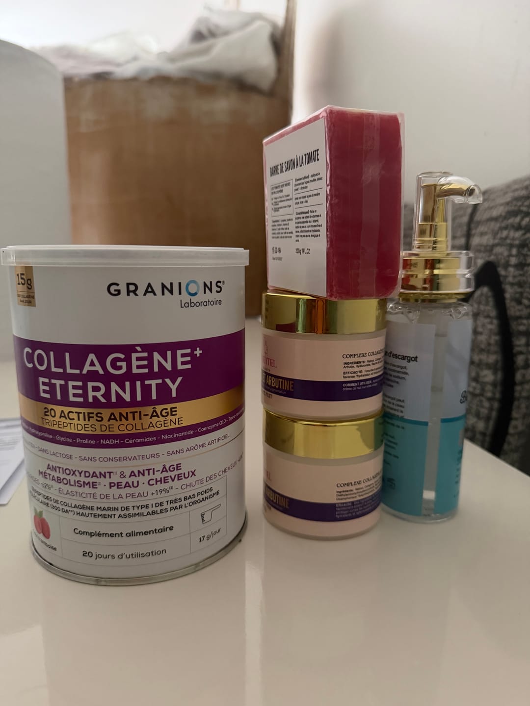 Customer photo review of KIT DE VISAGE ANTI MELASMA, HYPER PIGMENTATION, ET ANTI TÀCHES
