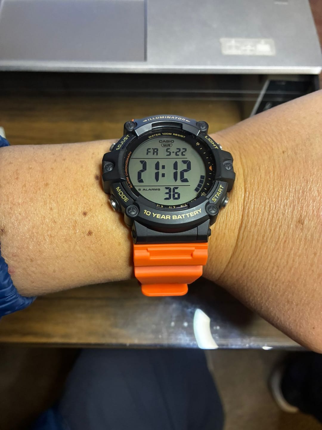 Customer photo review of Reloj Casio Vintage AE-1500WHX-1AVDF Negro