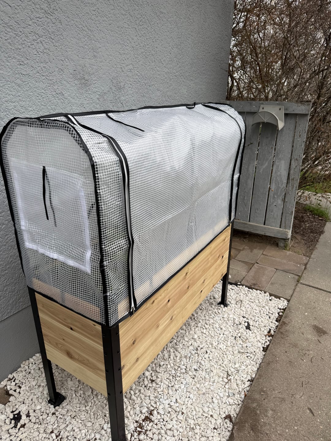 Customer photo review of Greenhouse Cover