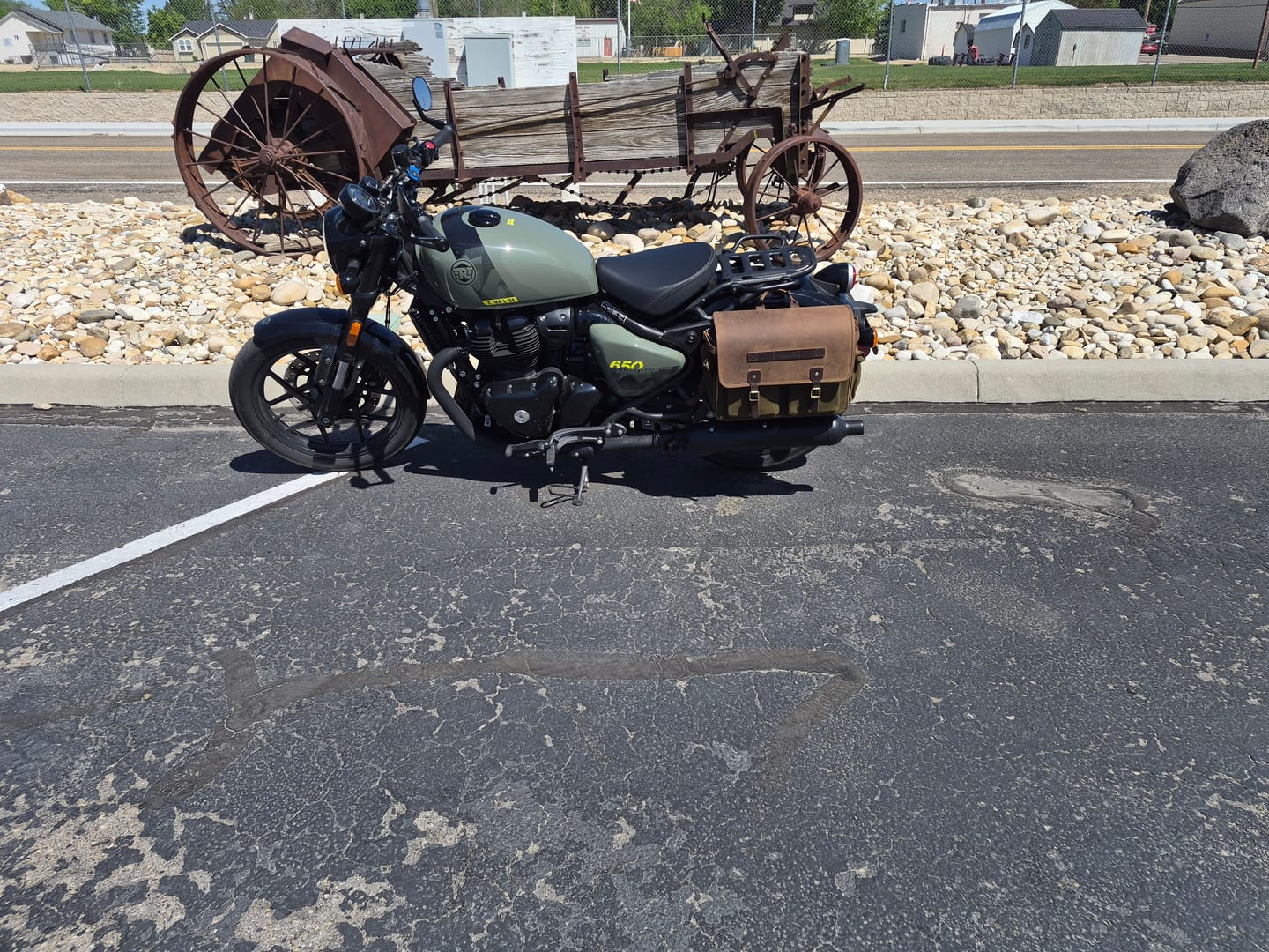 Customer photo review of expedition saddlebag