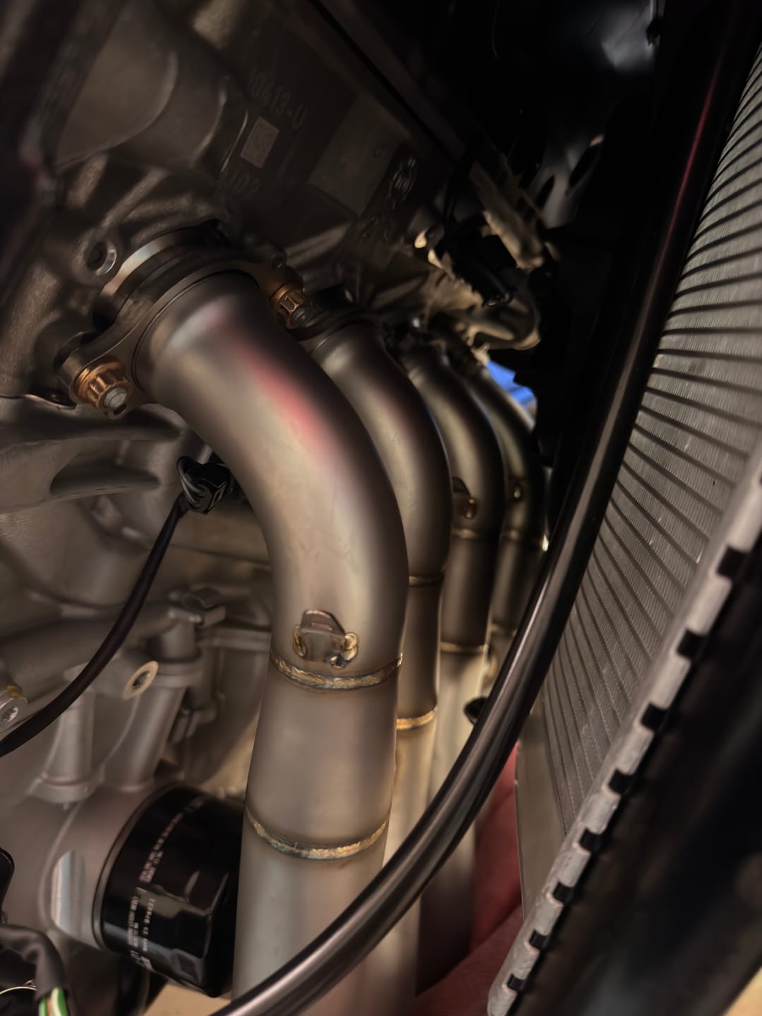 Customer photo review of Colectores Artesanales BMW S1000RR/ S1000R/ S1000XR/ M1000RR/ M1000R/ M1000XR (2019-2026) Acero Inoxidable