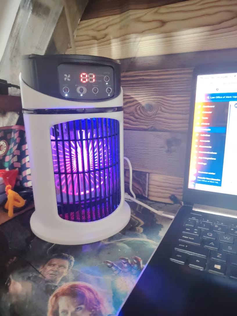 Customer photo review of 3-in-1 USB Mini-Luftkühler – Kühlung, Luftbefeuchter & Luftreiniger