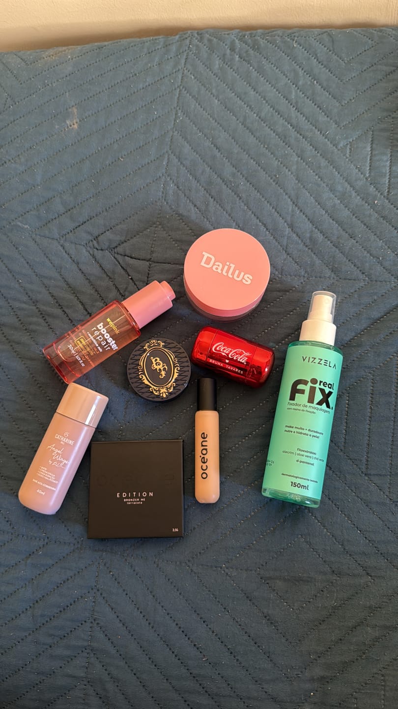 Customer photo review of Fixador de Maquiagem Real Fix - Vizzela