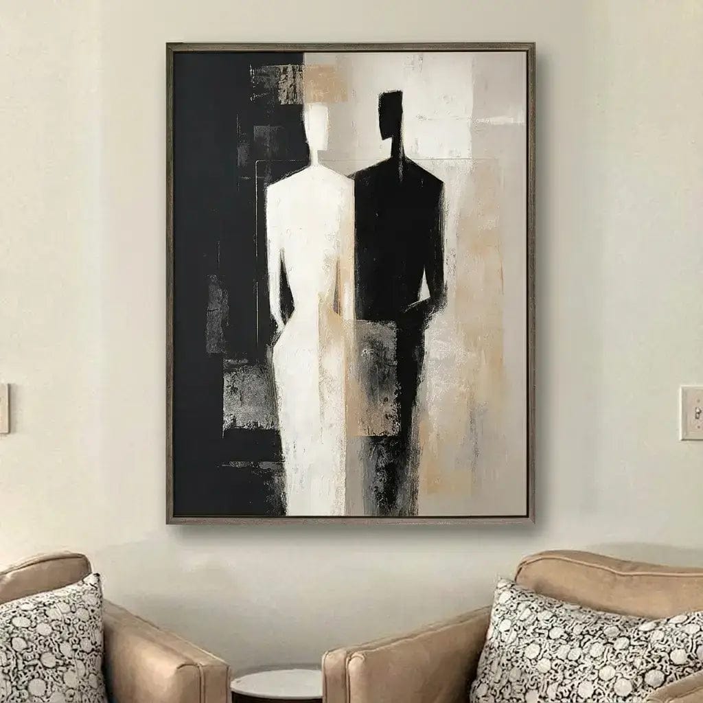 Customer photo review of Minimalist Figure Painting #ZRV008