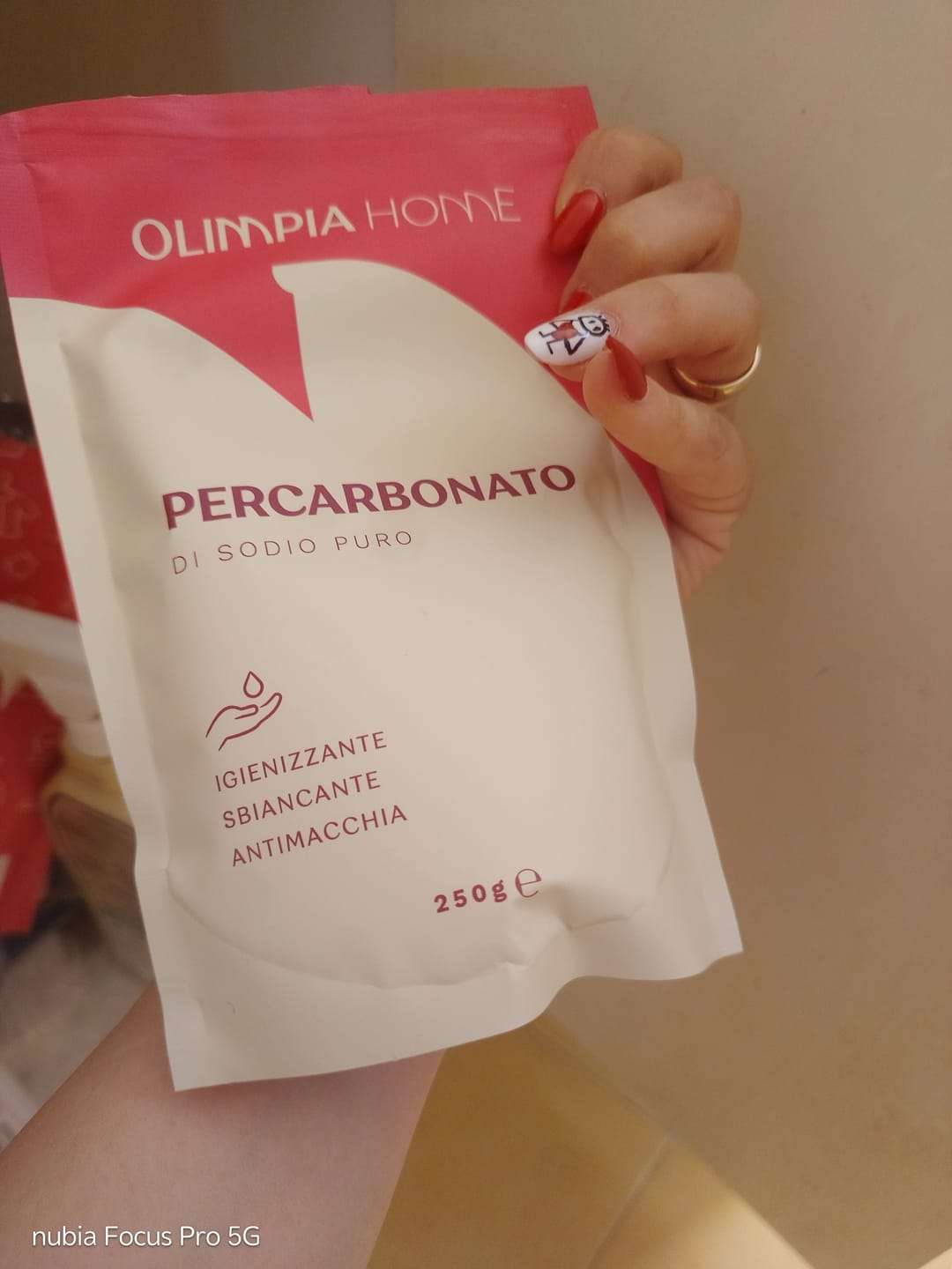 Customer photo review of Percarbonato di Sodio Puro OH