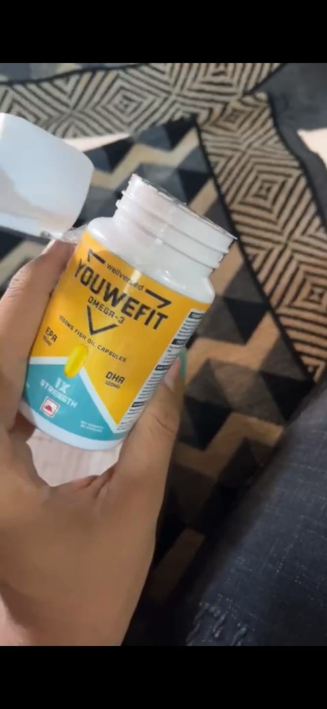 Customer photo review of YouWeFit Omega-3 Fish Oil (60 Capsules), 1000mg