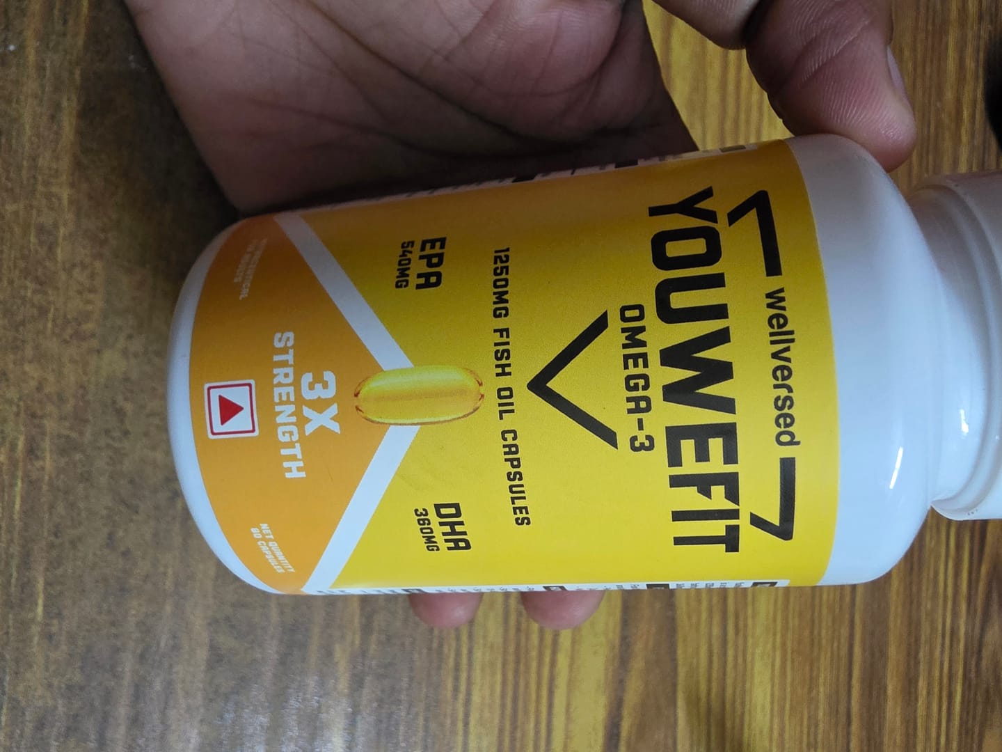 Customer photo review of YouWeFit Omega-3 Fish Oil (60 Capsules), 1250mg