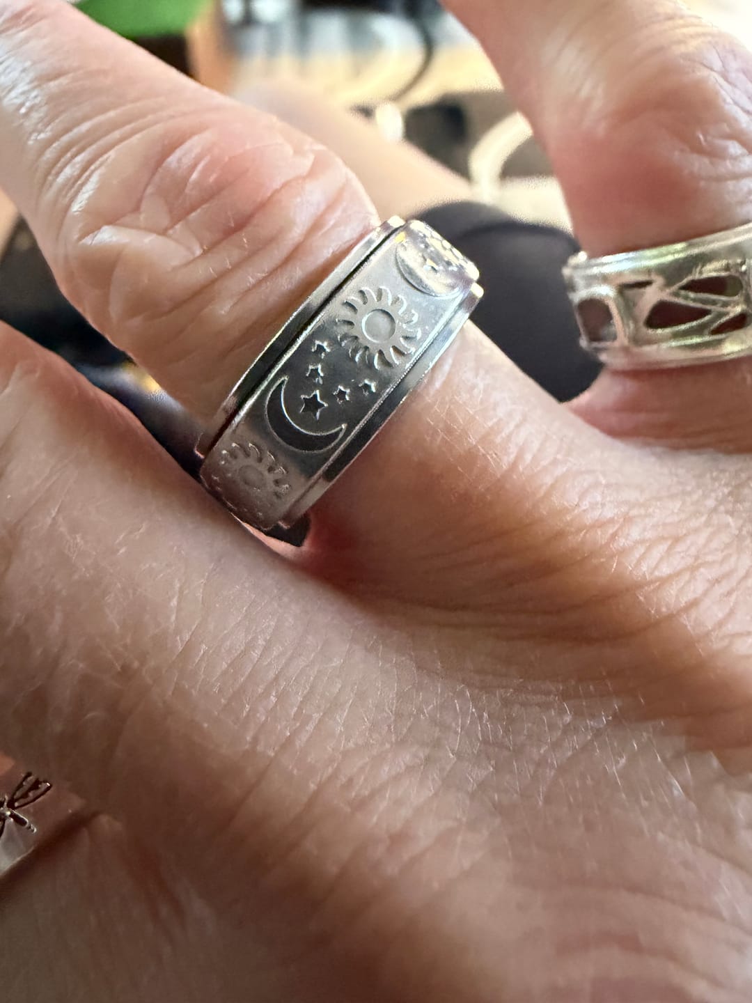 Customer photo review of Spins Celestial Ring