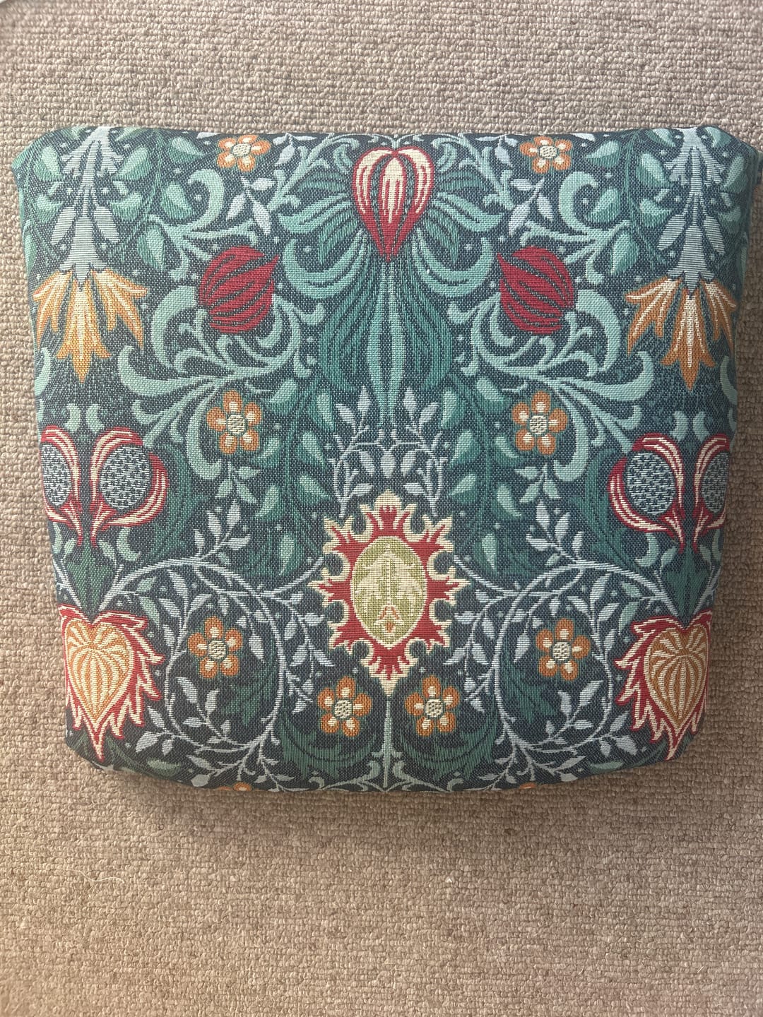 Customer photo review of William Morris Persian Design Tapestry Fabric