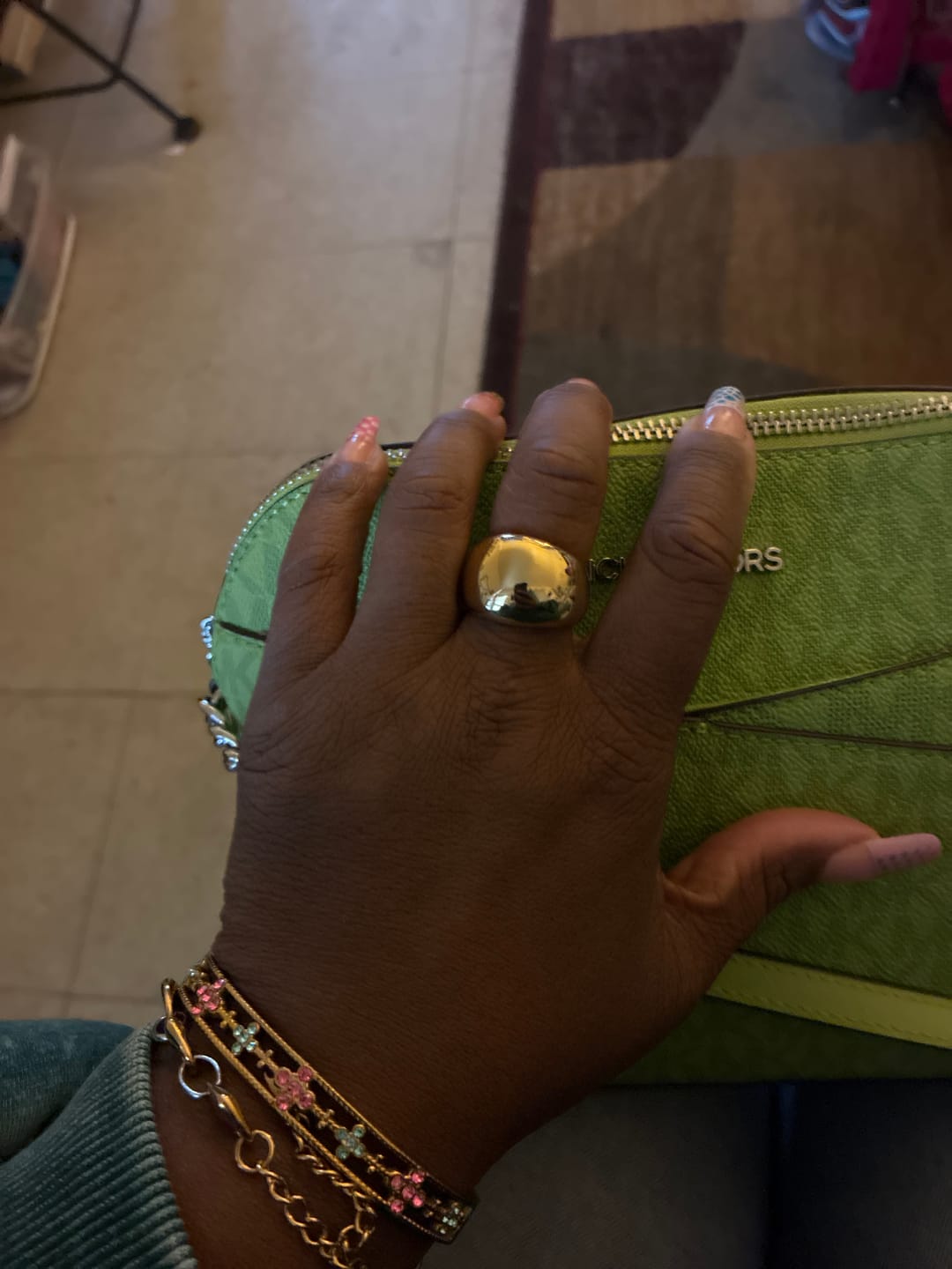 Customer photo review of Chunky Dome Ring