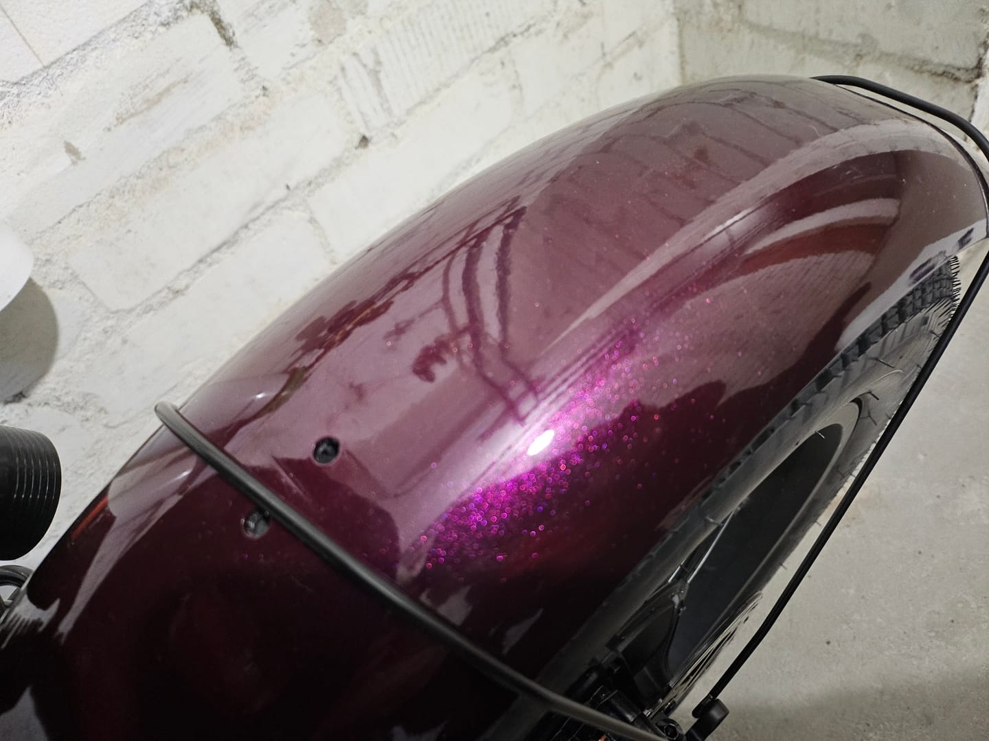Customer photo review of Vélo électrique FatBike Mangosteen FT-02 style chopper