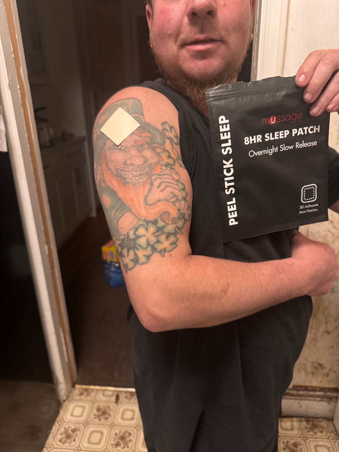 Customer photo review of mussage 8 Hour Sleep Patch