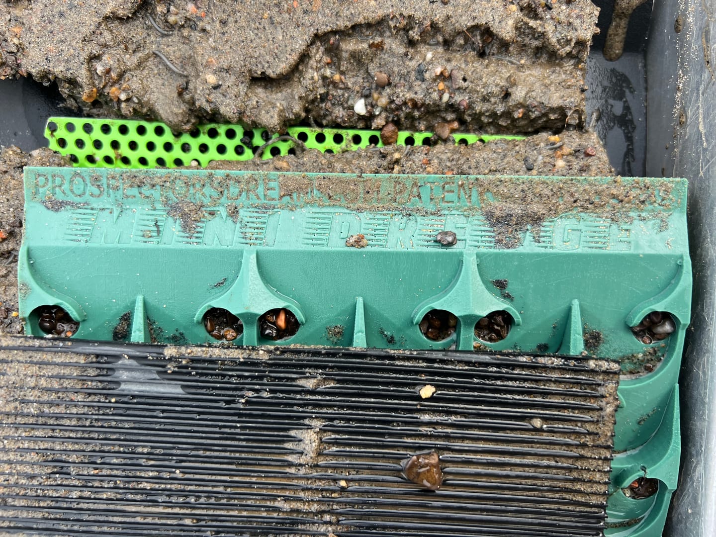 Customer photo review of 6X16 Mini-Dredge Sluice Mat - Dream Mat | Gold Prospecting Equipment