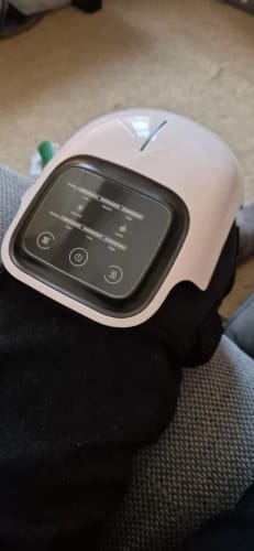 Customer photo review of Smart Heated Cordless Knee Massager - Fast Joint Pain Relief & Recovery