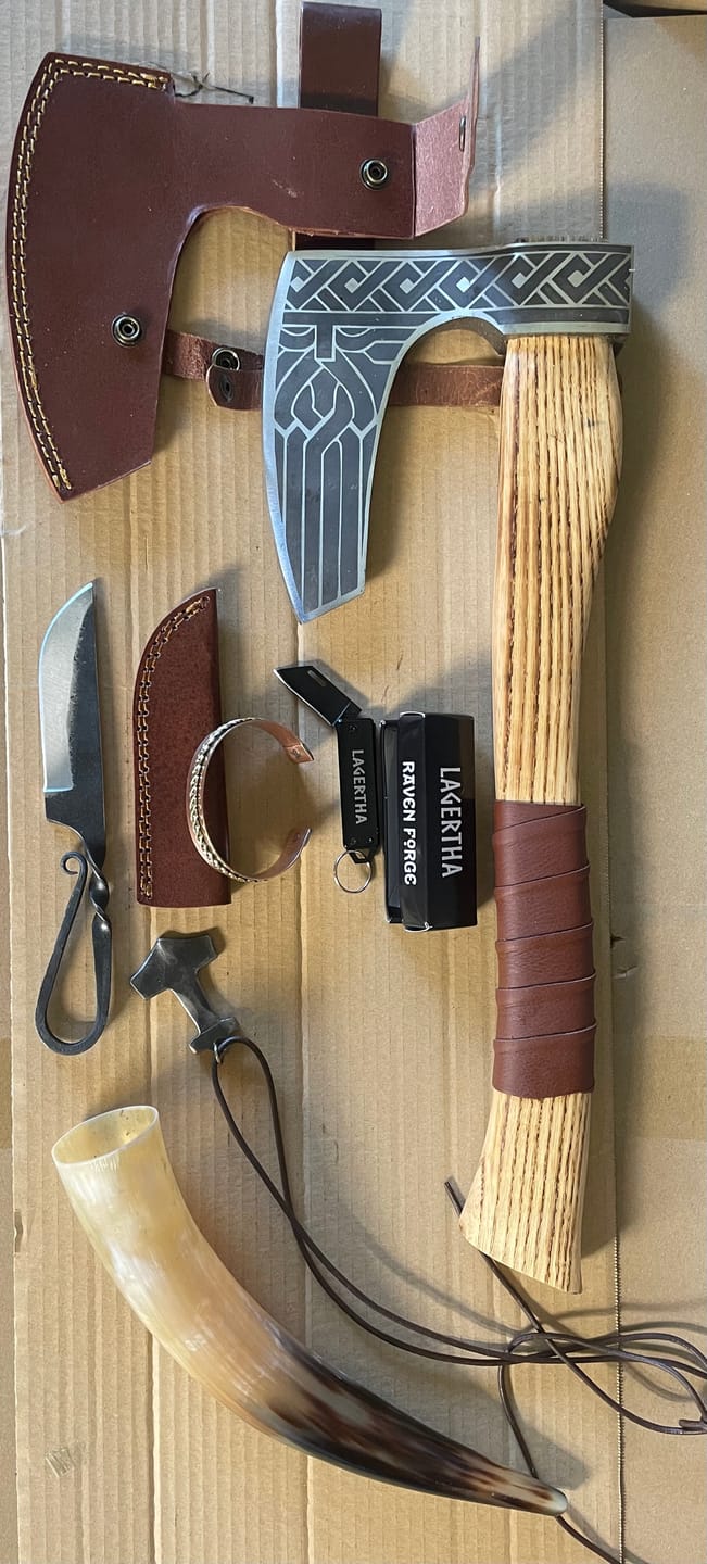Customer photo review of Mystery Viking Box