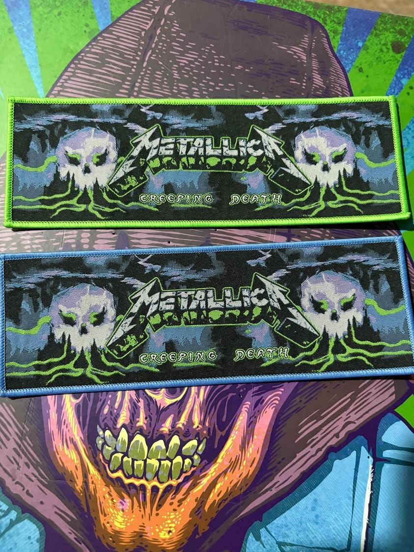 Customer photo review of Metallica - Creeping Death - Strip Patch