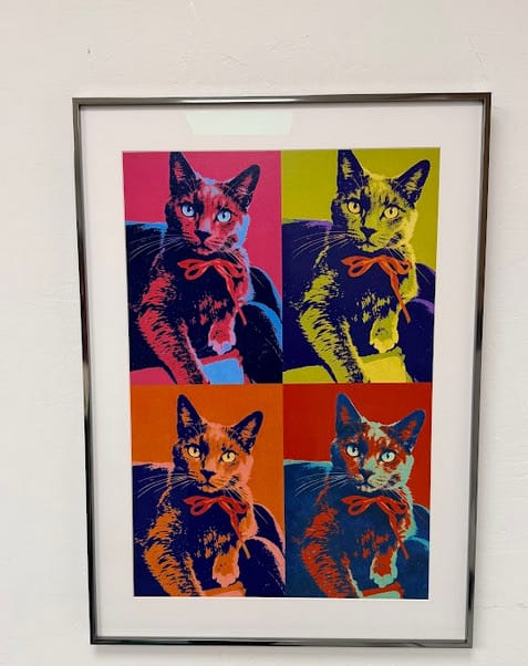 Customer photo review of Personalised Poster With Dog or Cat - Colour Squares