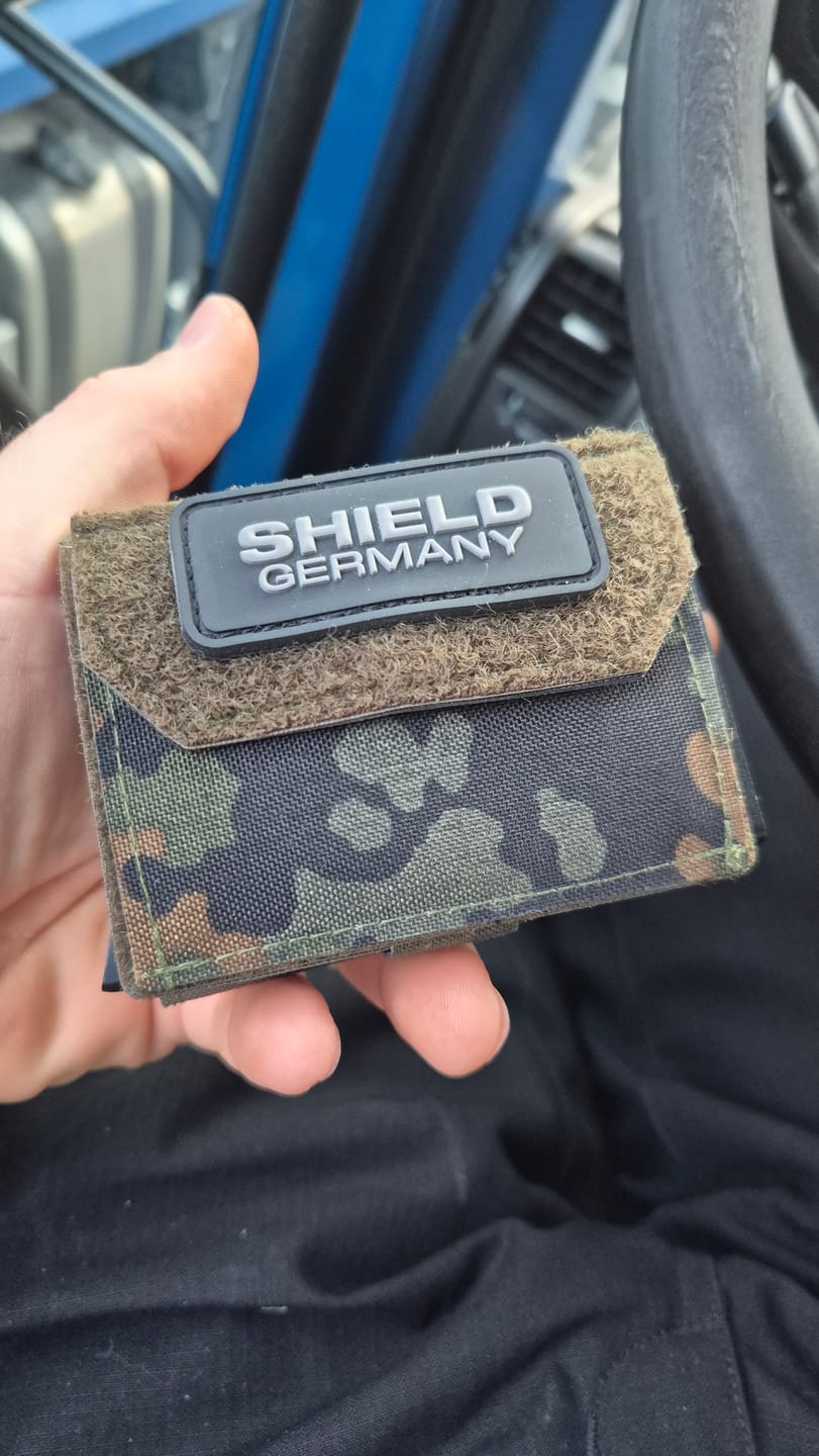 Customer photo review of Tactical Wallet Münzfach - 5-Farben Flecktarn