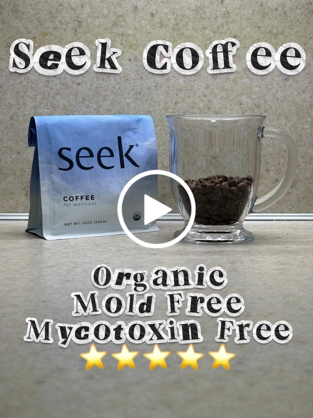 Customer video review of Seek® Organic Decaf Mold & Mycotoxin Free Coffee