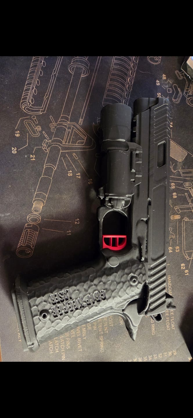 Customer photo review of Add 3D Printed Weapon Light (Non-Removable)