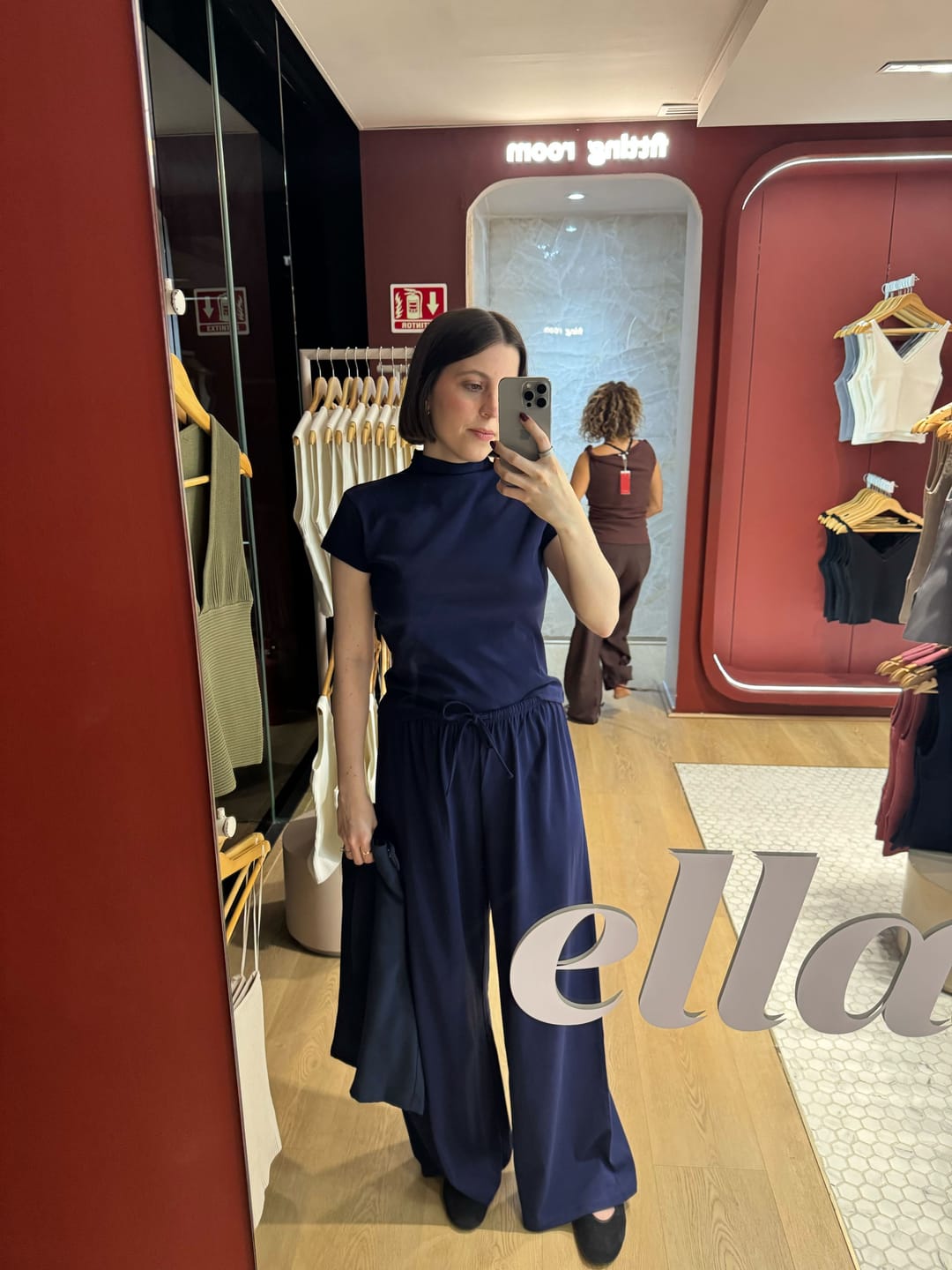 Customer photo review of Top Manga Corta Cotton Loungewear