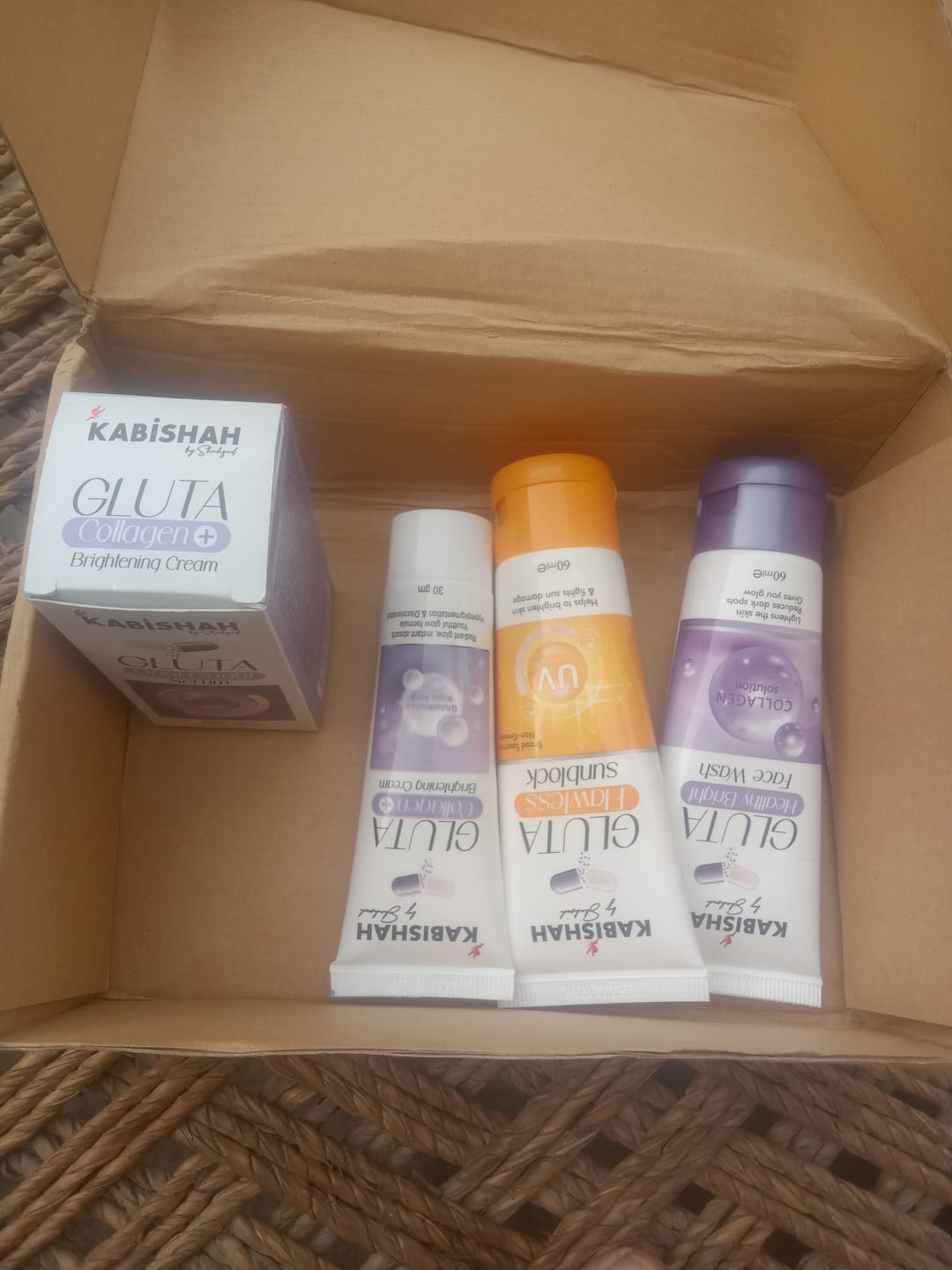 Customer photo review of Gluta Special Radiance Kit