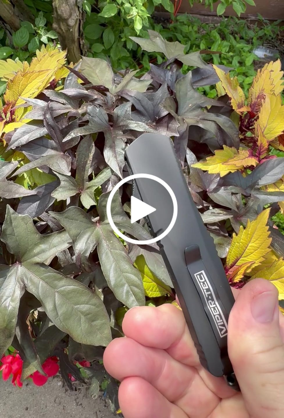 Customer video review of Black Ghost OTF Knife (Multiple Blade Styles Available)