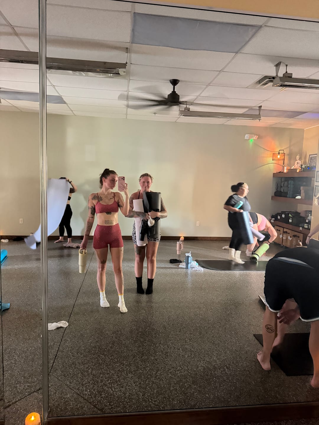 Customer photo review of Girlfriend Lift Short - Rose Gem