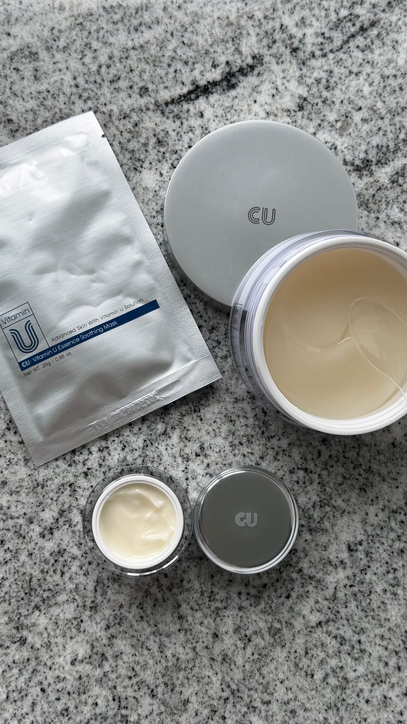 Customer photo review of CUSKIN inovatyvios hidrogelio paakių kaukės su vitaminu U, 60 vnt