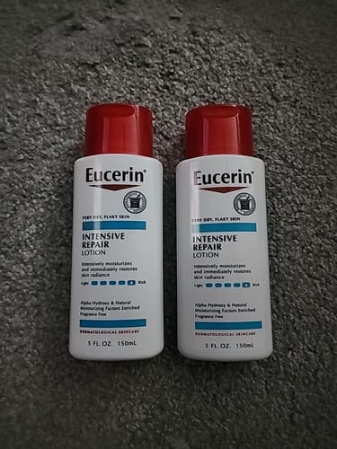 Customer photo review of Eucerin Lotion Intensive Skin Repair 500ml