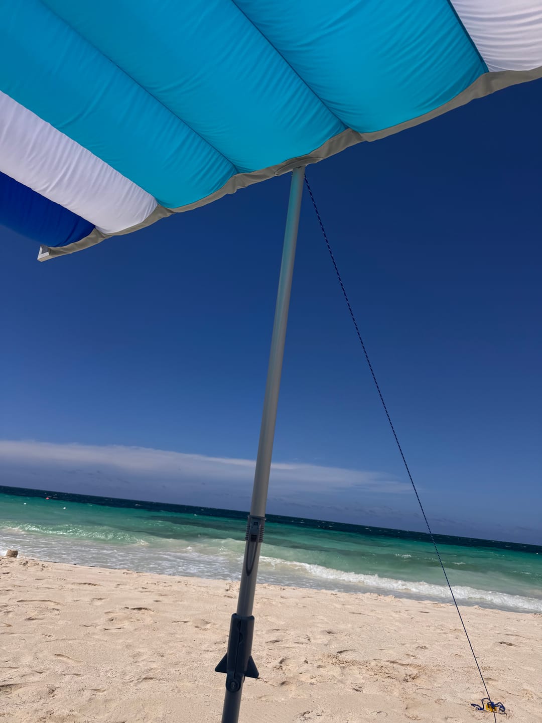 Customer photo review of ShadeSock - Wind-Inflating, Silent Beach Shade